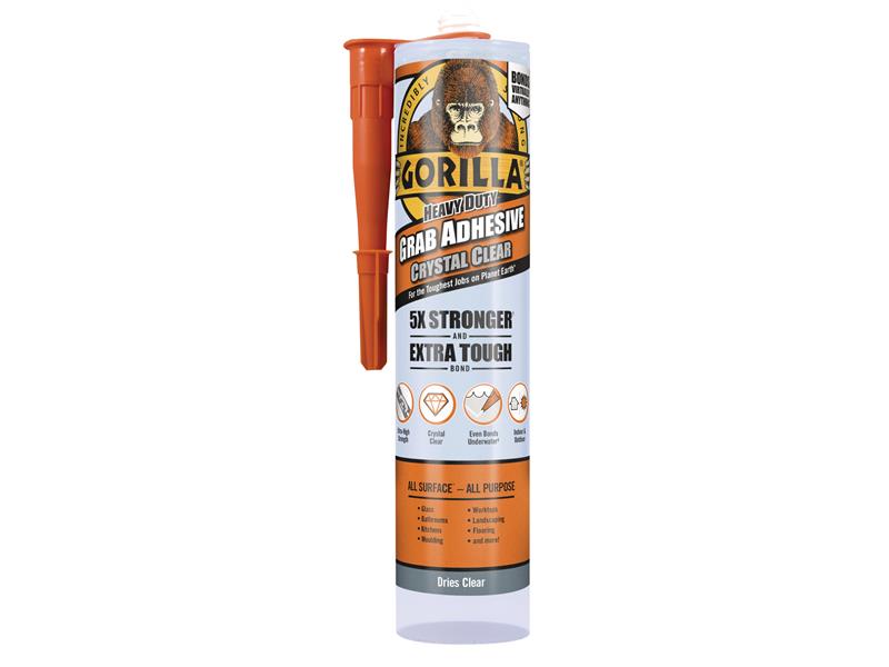 Gorilla Glue Gorilla Heavy-Duty Grab Adhesive Clear 270ml GRGHDGA270CL
