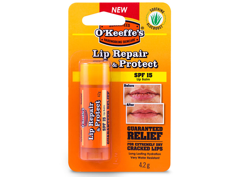 Gorilla Glue O'Keeffe's Lip Repair & Protect Lip Balm SPF15 4.2g GRGOKLRSPF