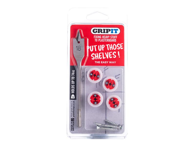 Gripit Shelf Kit Clam Pack GRPSHELFKIT