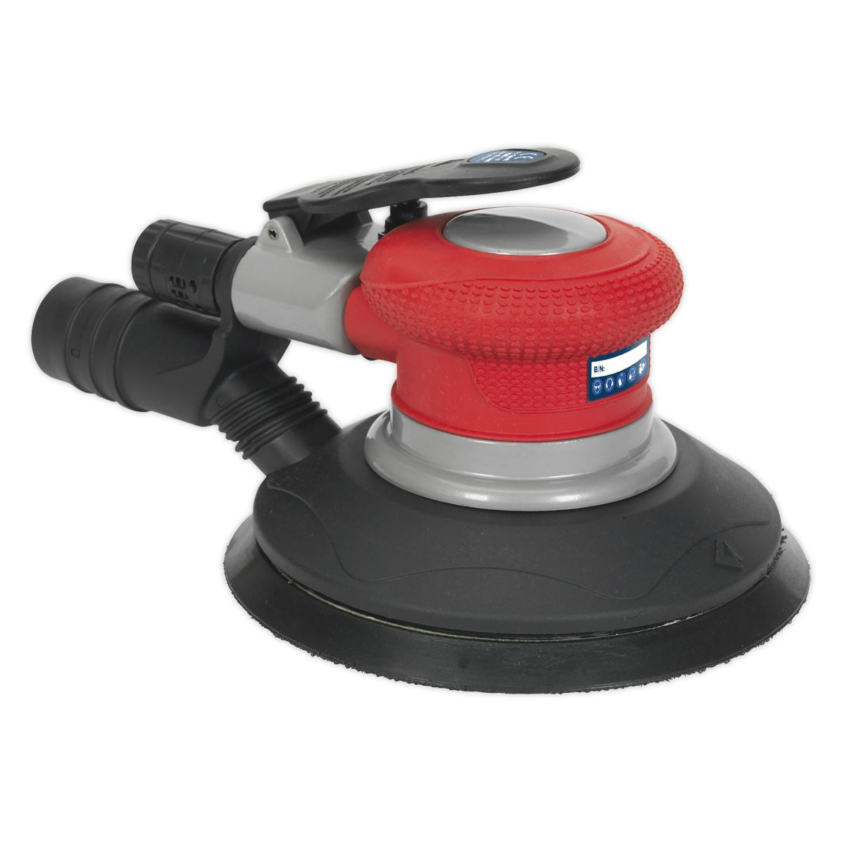 Sealey Air Palm Random Orbital Sander �150mm Dust-Free GSA05