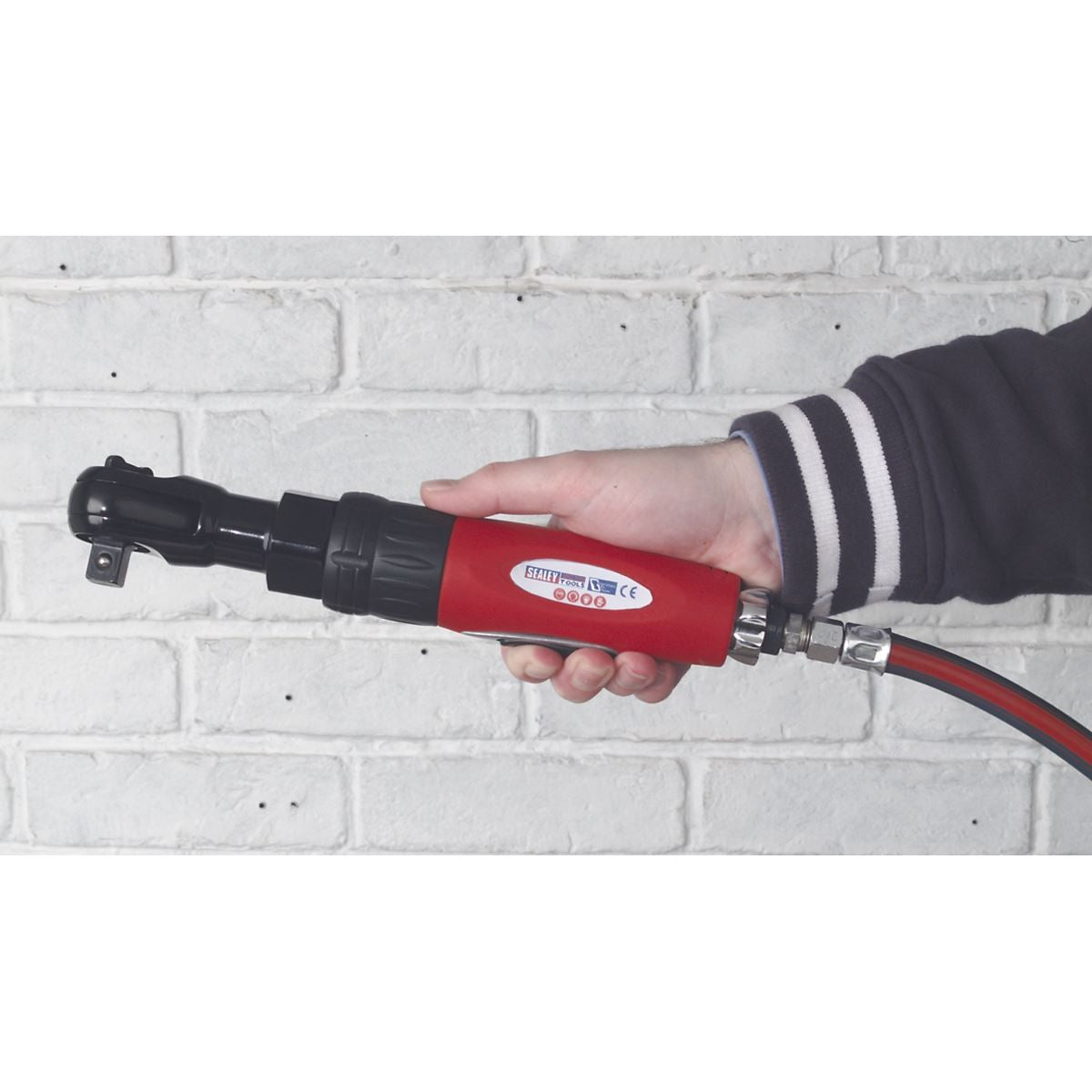 Sealey Air Ratchet Wrench 3/8"Sq Drive GSA20