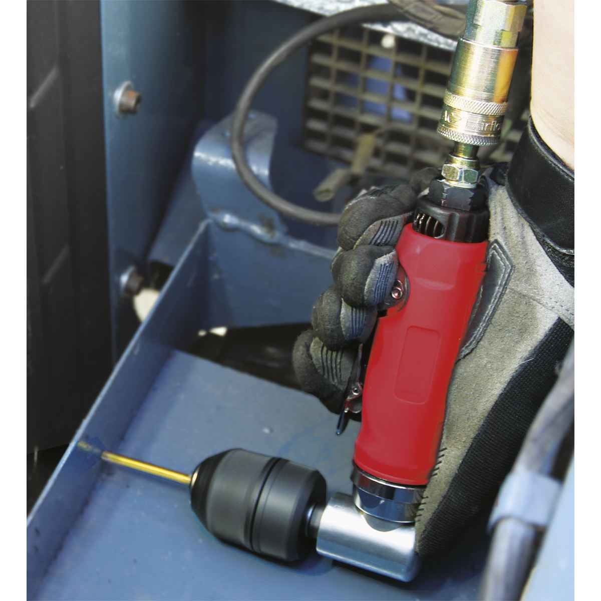 Sealey Air Angle Drill with �10mm Keyless Chuck GSA231