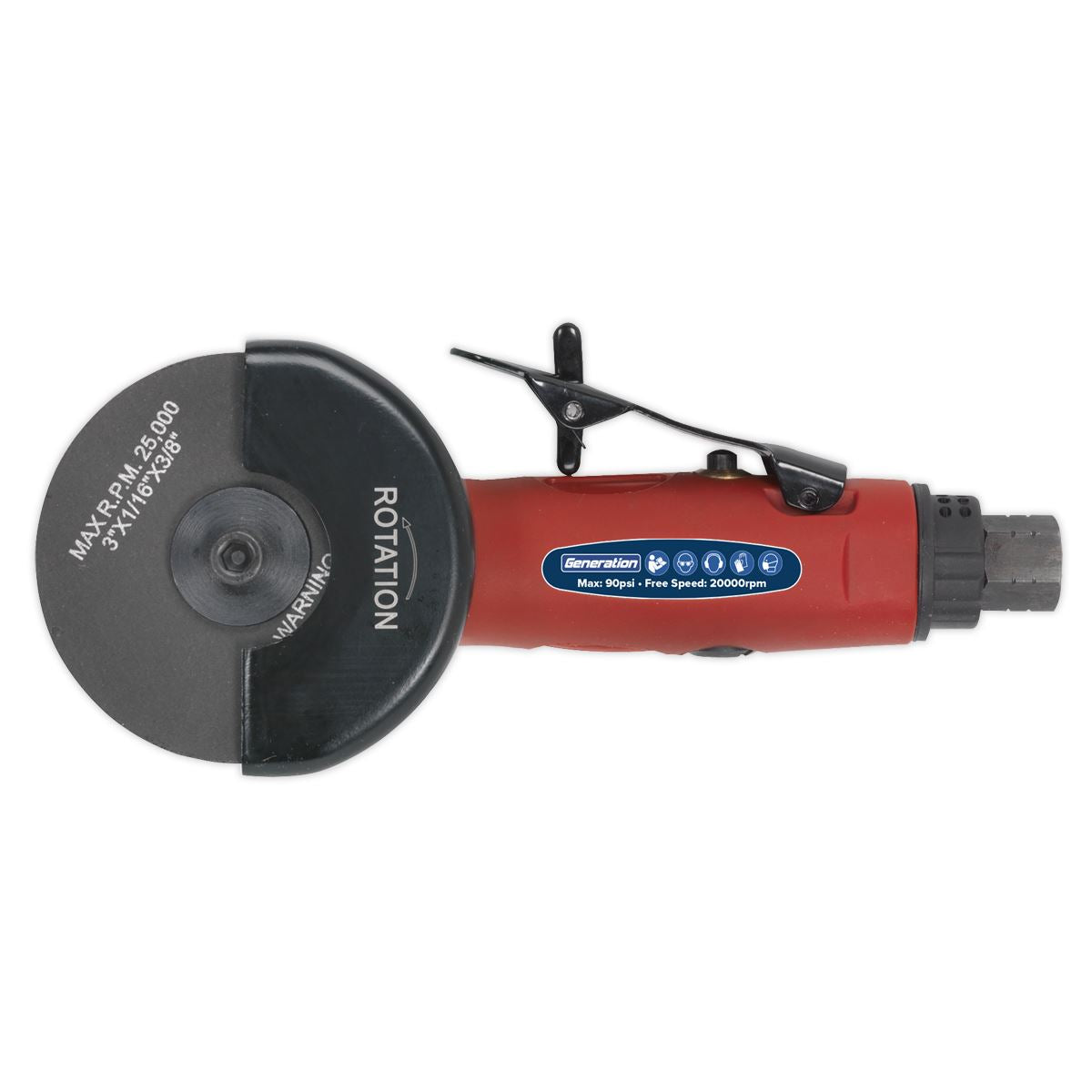 Sealey Air Cut-Off Tool �75mm Straight GSA26