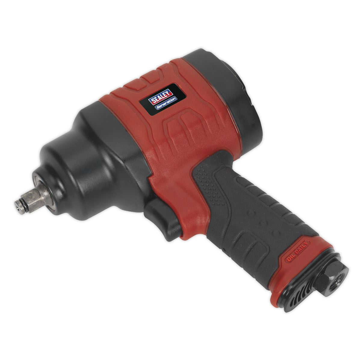 Sealey Composite Air Impact Wrench 3/8" Drive Twin Hammer 486lbft 660Nm GSA6000