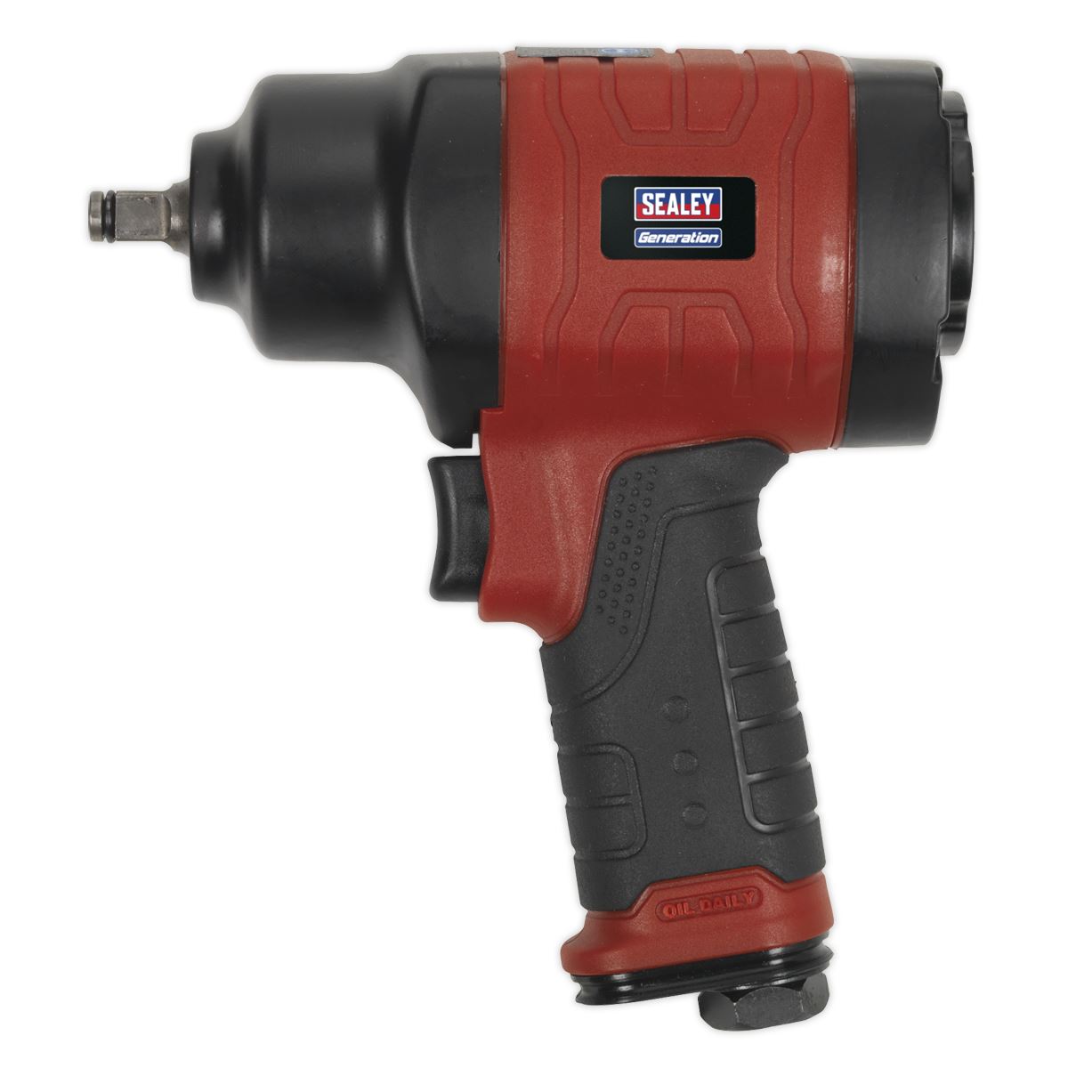 Sealey Composite Air Impact Wrench 3/8" Drive Twin Hammer 486lbft 660Nm GSA6000