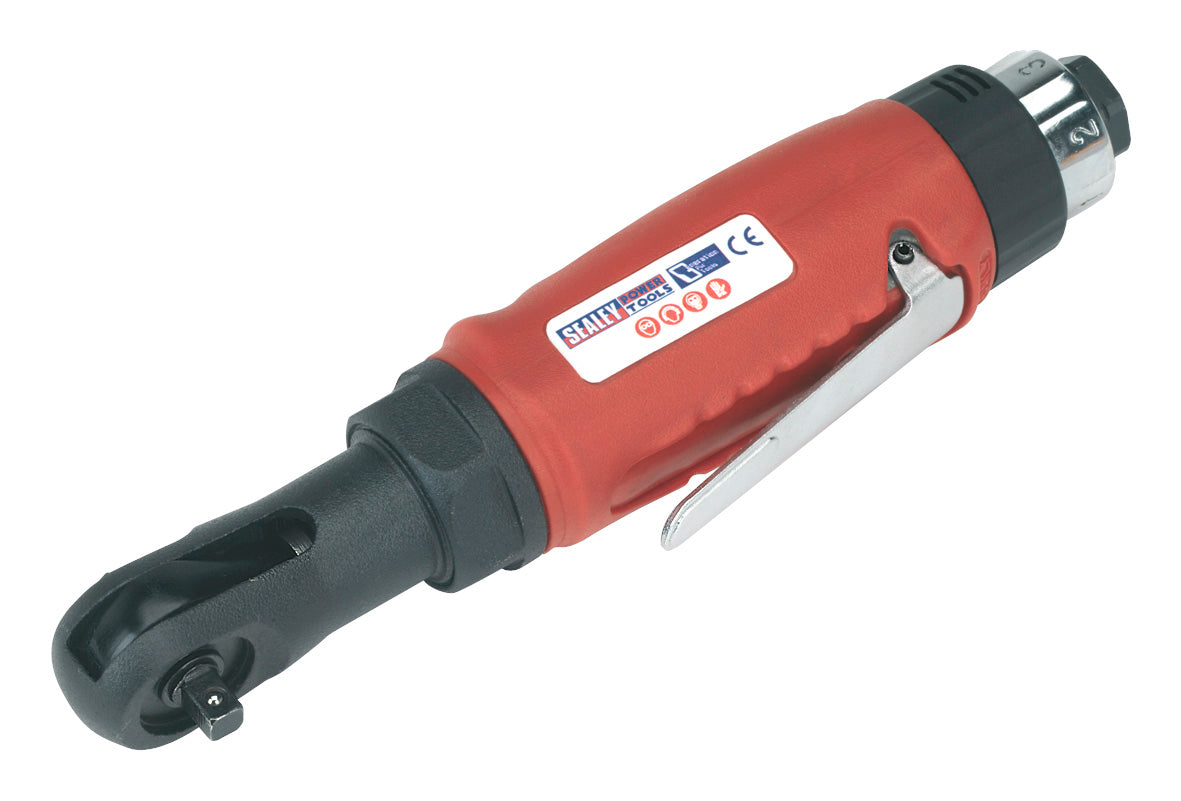 Sealey Compact Air Ratchet Wrench 1/4"Sq Drive GSA634