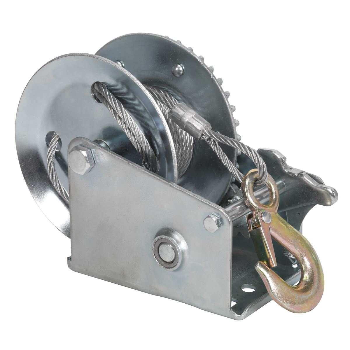 Sealey Geared Hand Winch 540kg Capacity with Cable GWC1200M