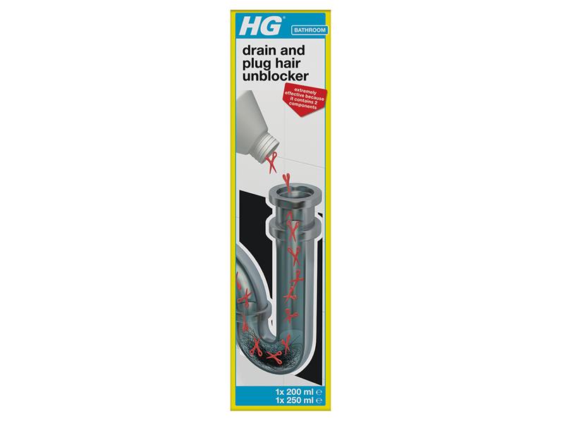 HG Drain and Plug Hair Unblocker 450ml H/G667045106