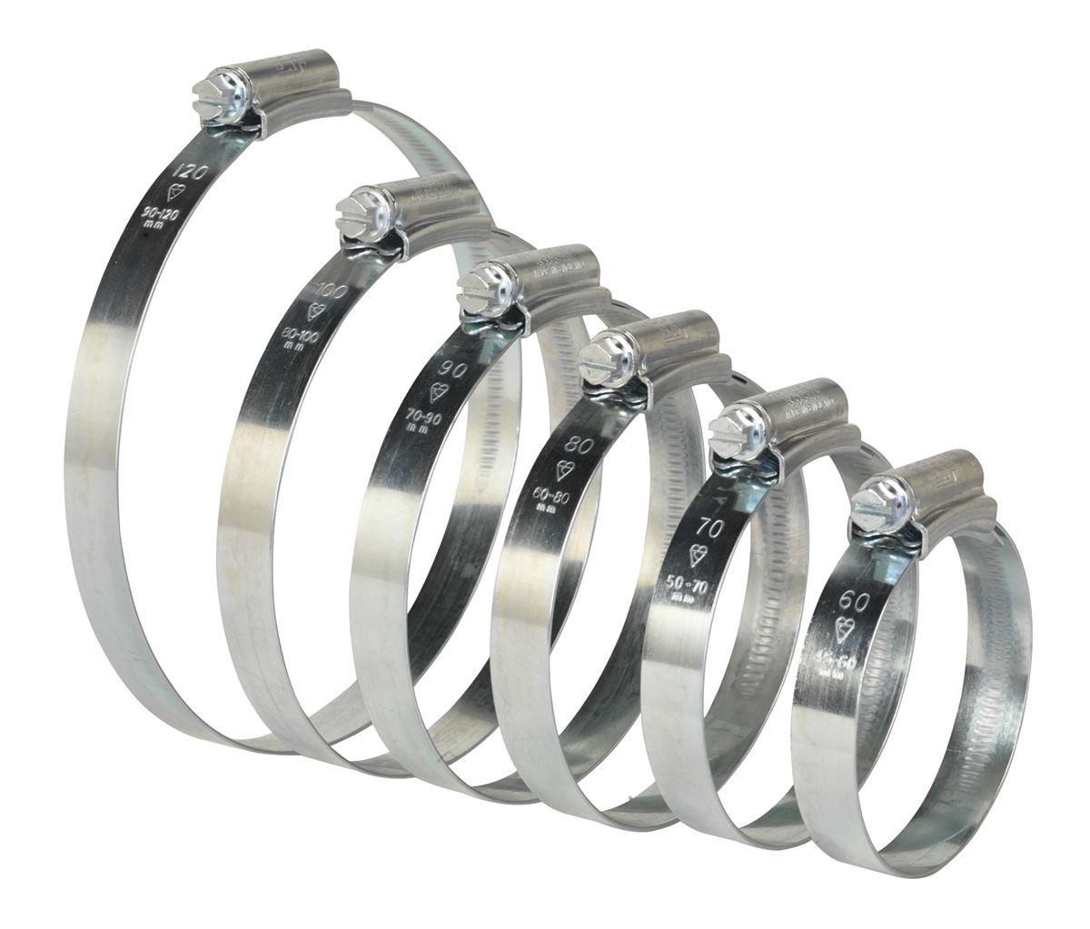 Sealey HI-GRIP® Hose Clip Assortment 26pc Sizes �45-160mm HCJ26A