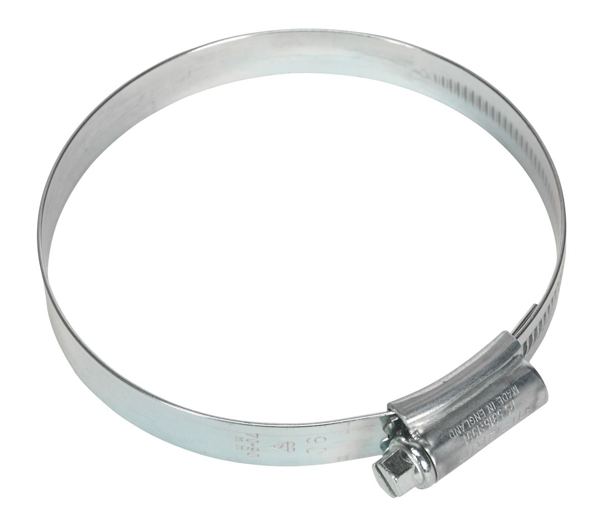 Sealey HI-GRIP® Hose Clip Zinc Plated �70-90mm Pack of 10 HCJ4
