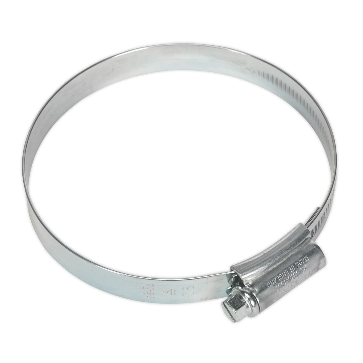 Sealey HI-GRIP® Hose Clip Zinc Plated �70-90mm Pack of 10 HCJ4