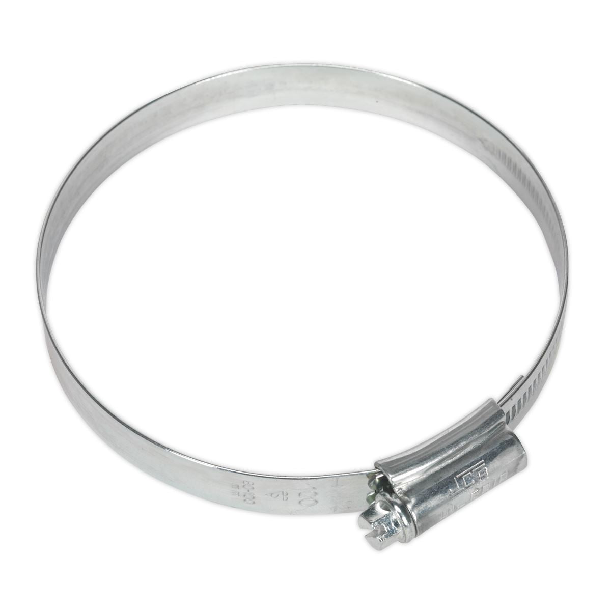 Sealey HI-GRIP® Hose Clip Zinc Plated �80-100mm Pack of 10 HCJ4X