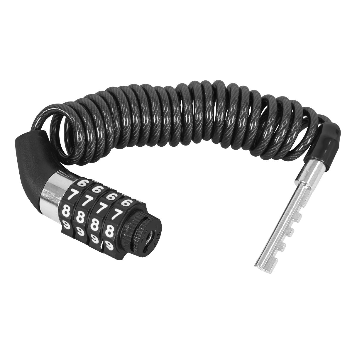 Sealey Motorcycle Helmet & Gear Cable 4 Digit Combination Lock HGL01