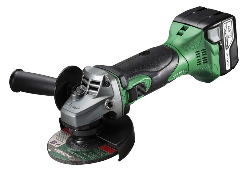 HiKOKI G18DSL2JJZ Angle Grinder 115mm 18V 2 x 5.0Ah Li-ion HIKG18DSL2