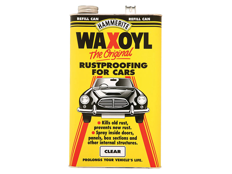 Hammerite Waxoyl Refill Can Clear 5 Litre HMMWAXOYLCL