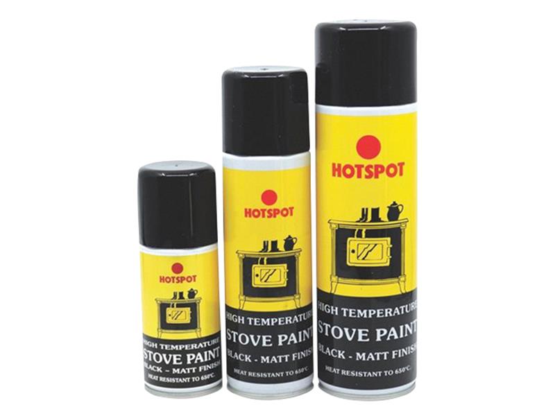 Hotspot Spray Stove Paint Matt Black 450ml HOT200941