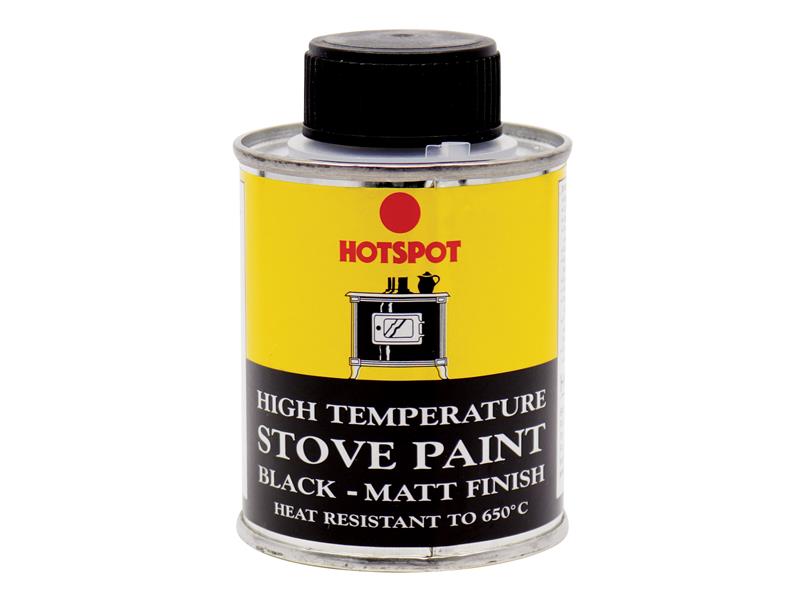 Hotspot Stove Paint Matt Black 100ml HOT201010