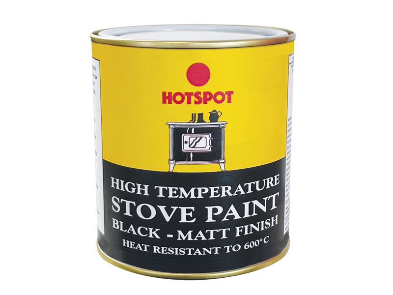 Hotspot Stove Paint Matt Black 500ml HOT201040