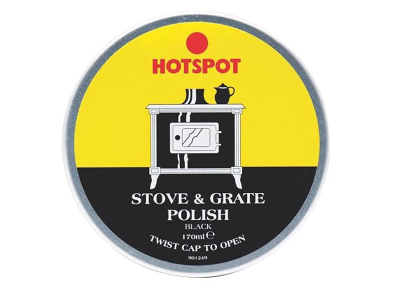 Hotspot Black Stove & Grate Polish Tin 170g HOT201100