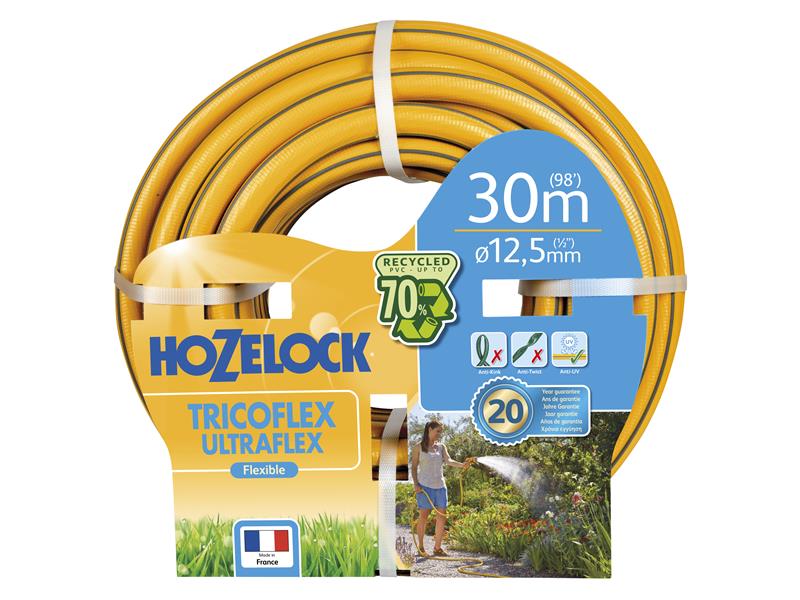 Hozelock Ultraflex Hose 30m 12.5mm 1/2in Diameter 7730 HOZ100100618