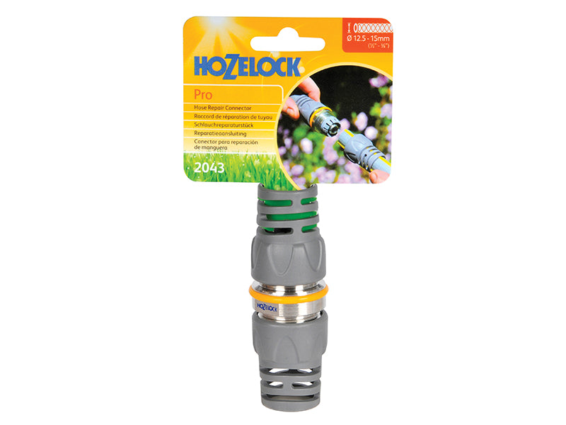 Hozelock 2043 Pro Metal Hose Repair Connector 12.5mm (1/2in) HOZ2043