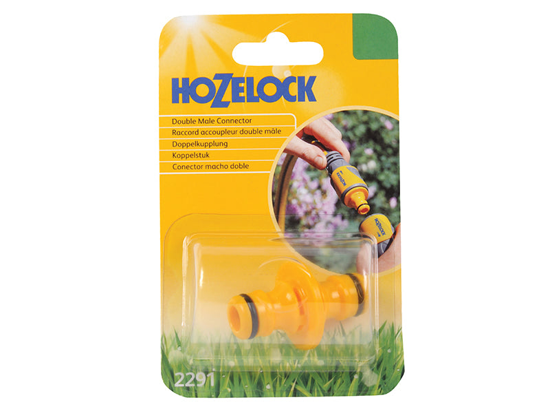 Hozelock 2291 Double Male Connector 12.5mm (1/2in) HOZ2291