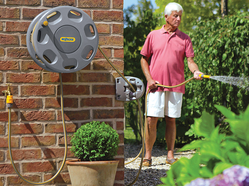 Hozelock 2390 60m Wall Mounted Hose Reel ONLY HOZ2390