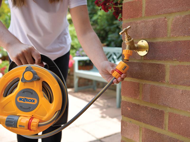 Hozelock Micro Hose Reel + 10m of 7mm Hose HOZ2427
