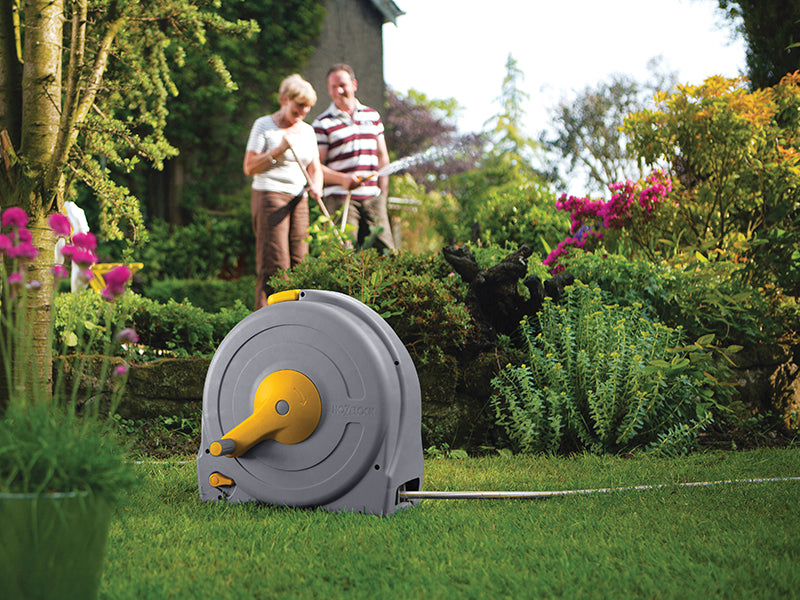 Hozelock 2494 Freestanding 40m Fast Reel + 40m of 12.5mm Hose HOZ2494