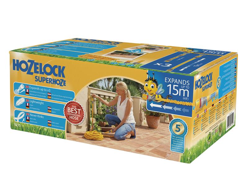 Hozelock 8215A Superhoze Expandable Hose 15m HOZ8215A1240
