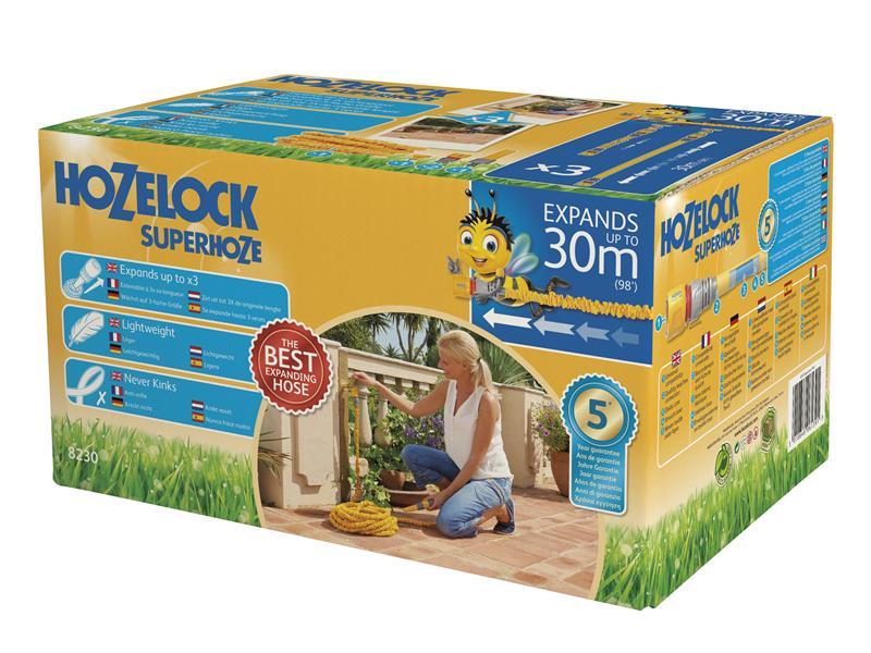 Hozelock 8230A Superhoze Expandable Hose 30m HOZ8230A1240