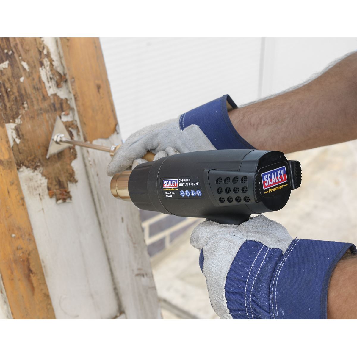 Sealey Hot Air Gun 1800W 3-Speed 50/420/650�C HS100