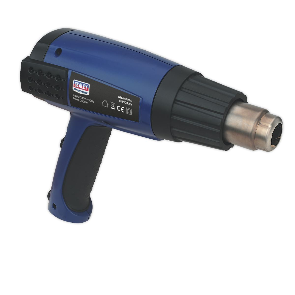 Sealey Hot Air Gun 2000W 3-Speed 50-600�C Variable Heat HS102