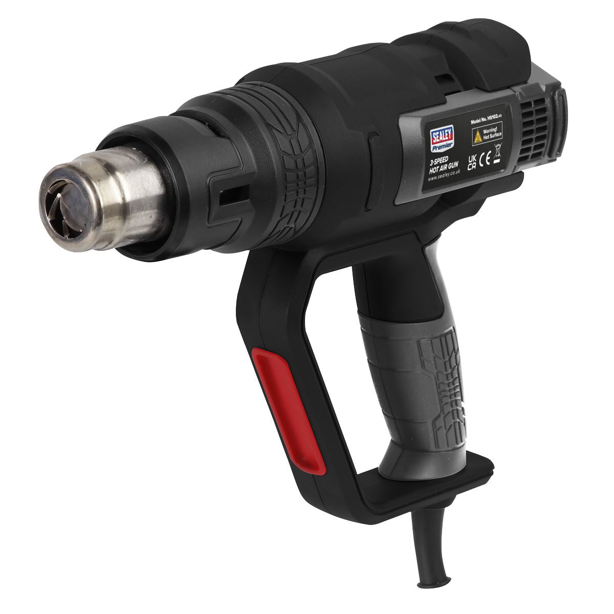 Sealey Hot Air Gun 2000W 3-Speed 50-600�C Variable Heat HS102