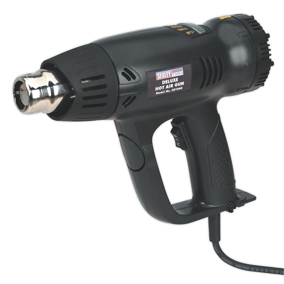 Sealey Deluxe Hot Air Gun Kit with LED Display 2000W 80-600�C HS104K