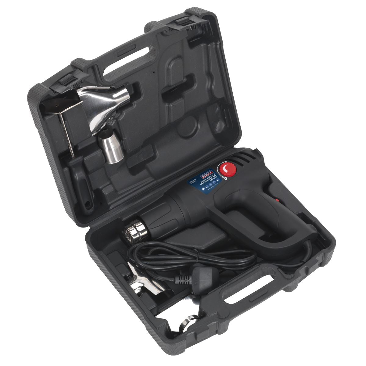 Sealey Variable Temperature Hot Air Gun Kit 2000W 50-450�C/90-600�C HS107K