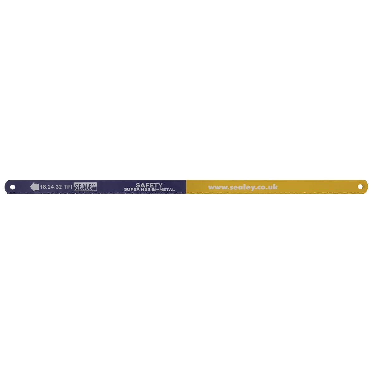 Sealey Vari-Pitch 18/24/32tpi Hacksaw Blade 300mm - Pack of 10 HSB/10VP