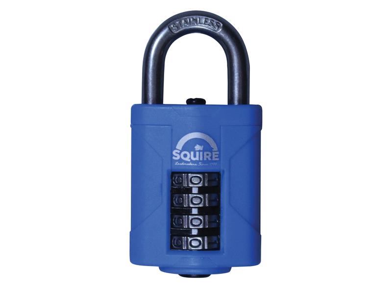 Squire CP40S Heavy Duty Rustproof Marine Combi Padlock 38mm Boxed HSQCP40SBX