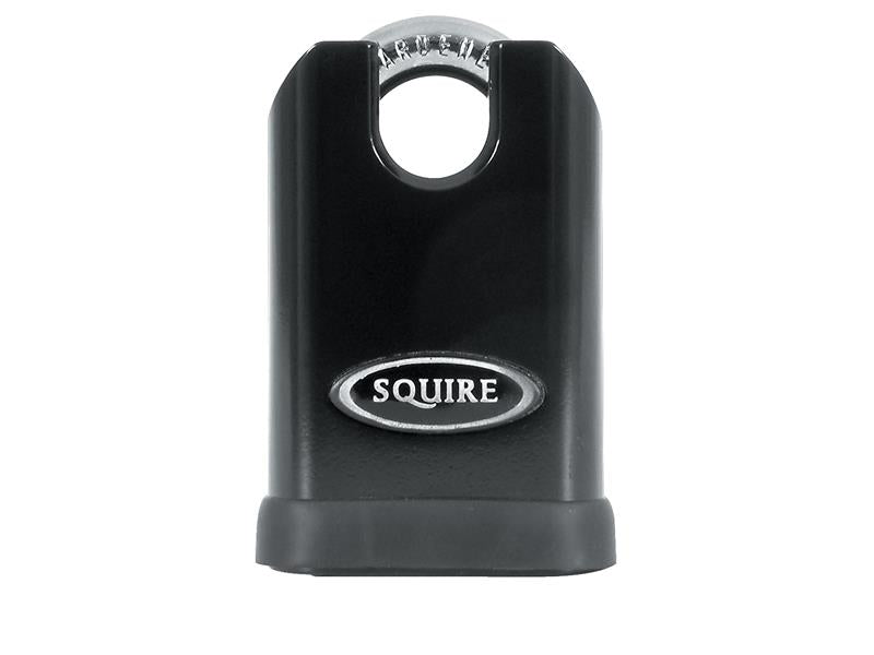 Squire SS50CP5 Stronghold Solid Steel & Brass Padlock 50mm Closed Shackle CEN3 HSQSS50CP5