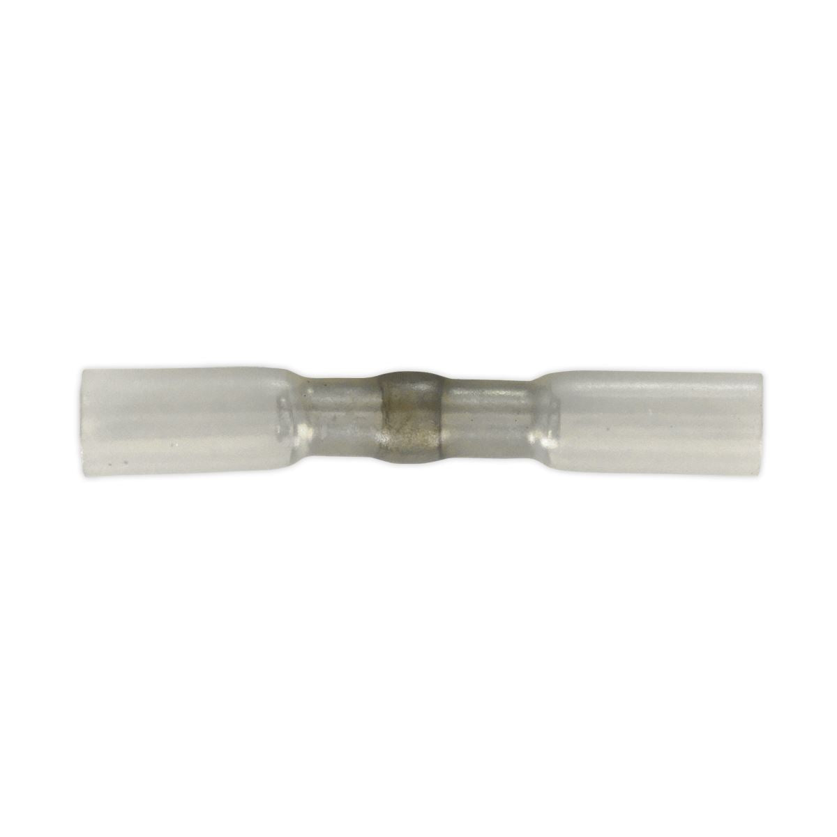 Sealey Heat Shrink Butt Connector with Crimp & Solder Clear Pack of 25 HSSB25C