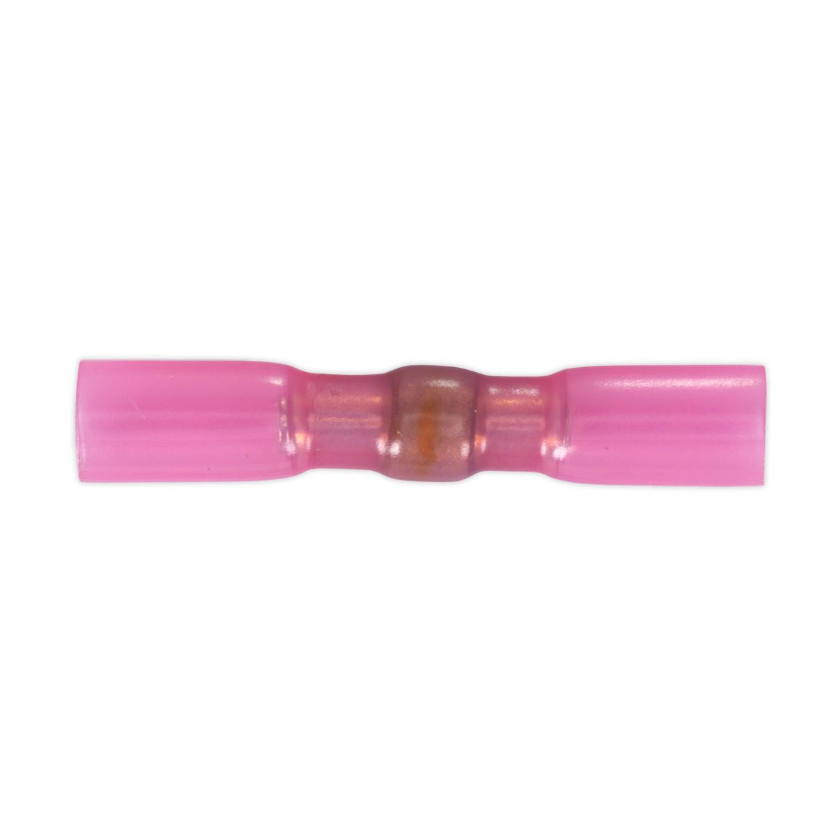 Sealey Heat Shrink Butt Connector with Crimp & Solder Red Pack of 25 HSSB25R