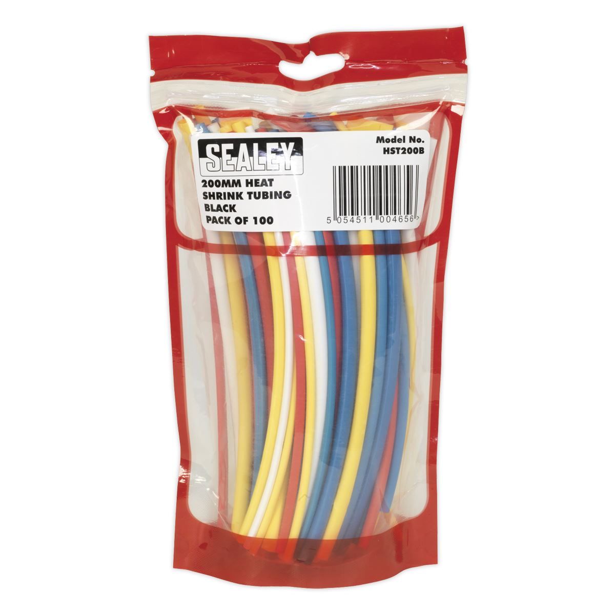 Sealey Heat Shrink Tubing Mixed Colours 200mm 100pc HST200MC