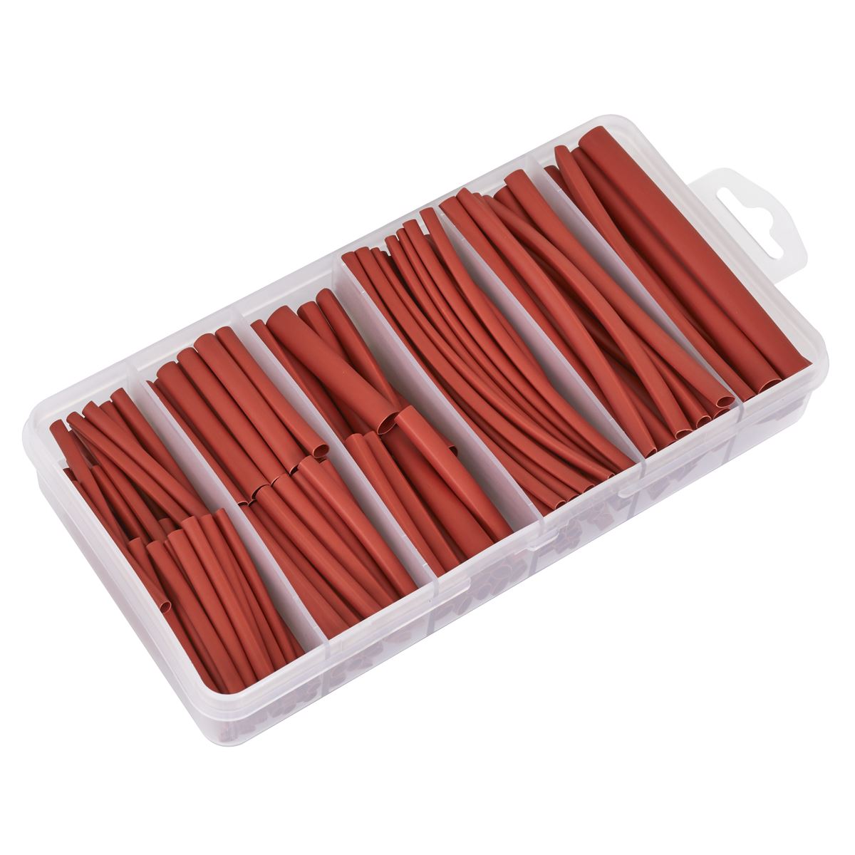 Sealey Heat Shrink Tubing Assortment 180pc 50mm & 100mm Red HST501R