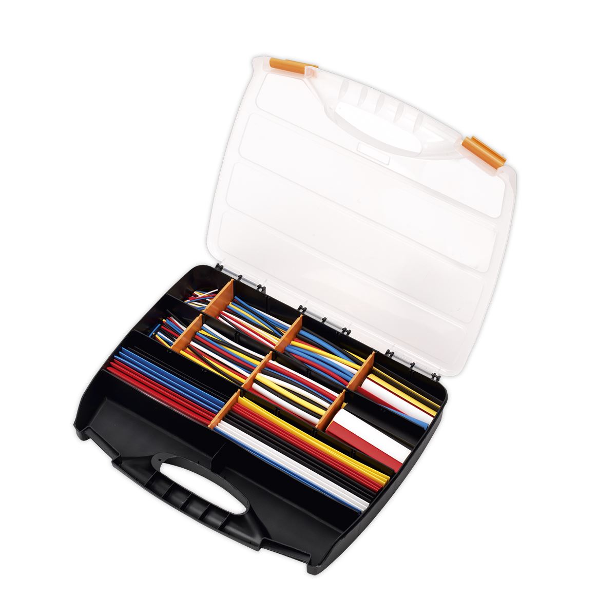 Sealey Heat Shrink Tubing Assortment 590pc Mixed Colours 50, 100, 150 & 200mm HST590MC