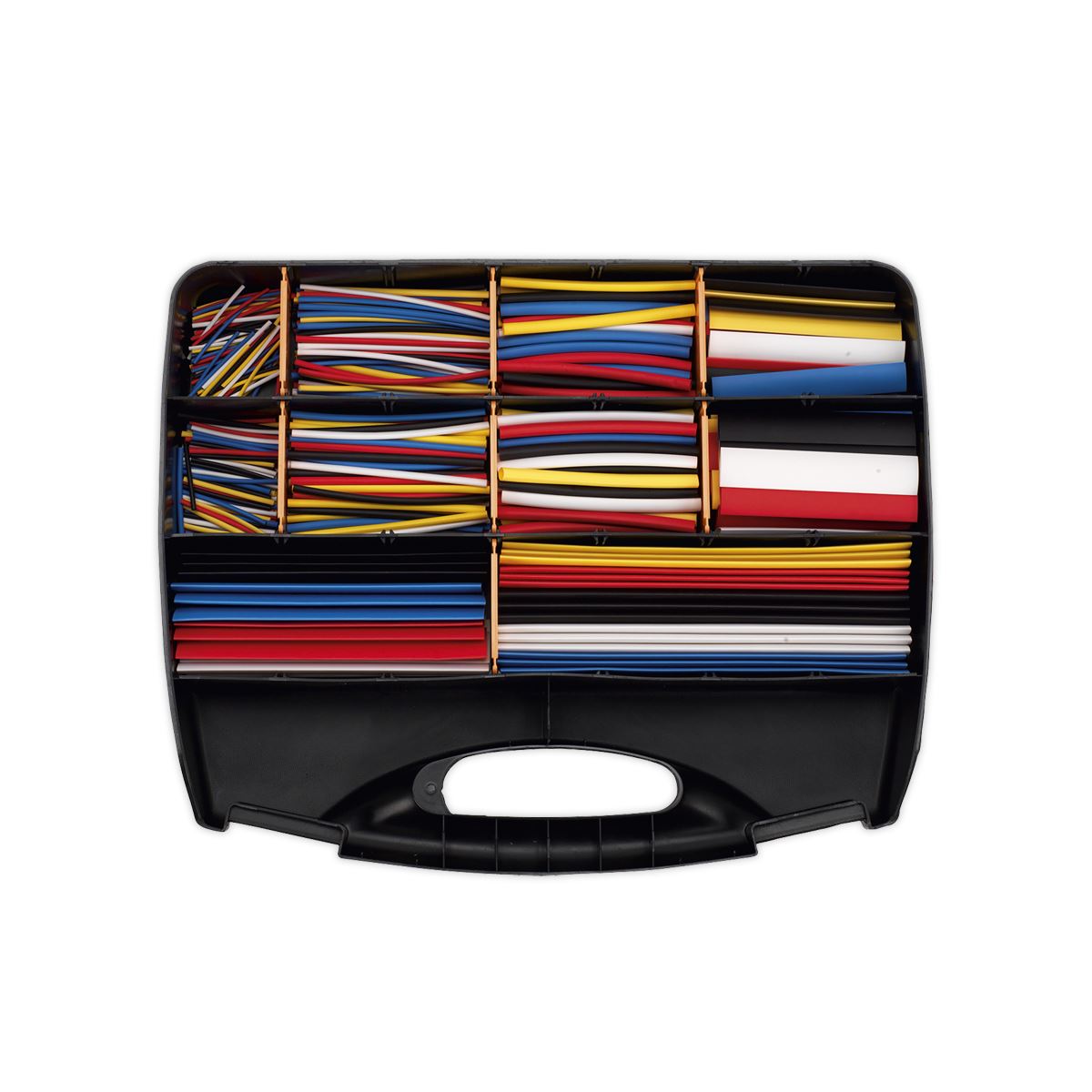 Sealey Heat Shrink Tubing Assortment 590pc Mixed Colours 50, 100, 150 & 200mm HST590MC
