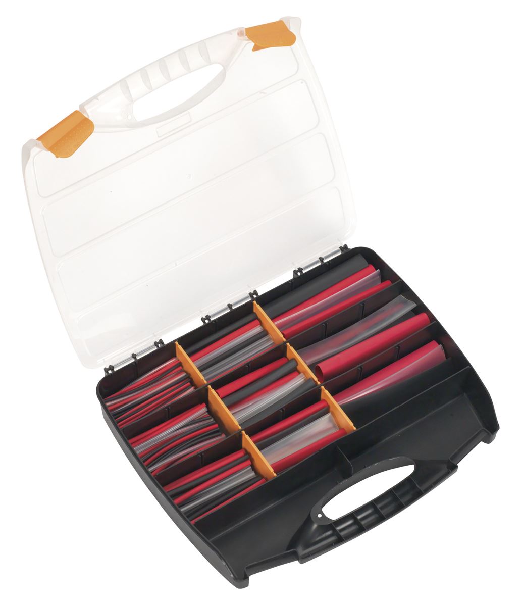 Sealey Heat Shrink Tubing Assortment 261pc Mixed Colours Adhesive Lined 100 & 150mm HSTAL261MC