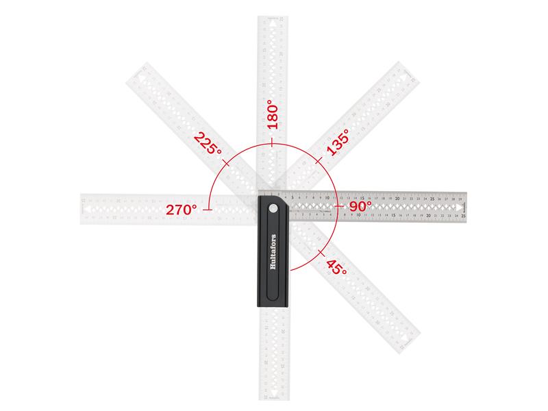 Hultafors Quattro 270 Adjustable Square Anodized Aluminum HUL253120