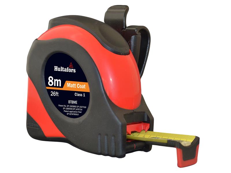 Hultafors BT8ME Big T Pocket Tape 8m/26ft (Width 25mm) HUL356213