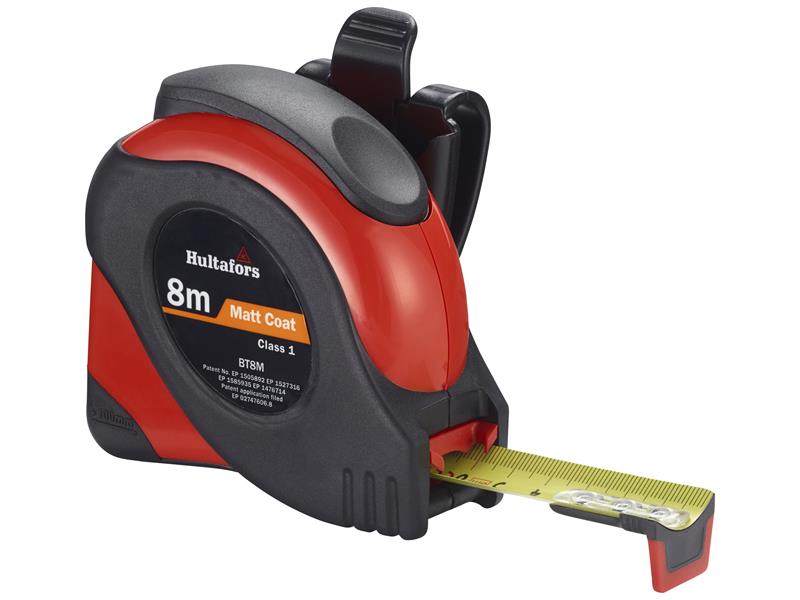 Hultafors BT8M Big T Pocket Tape 8m (Width 25mm) (Metric only) HUL356223
