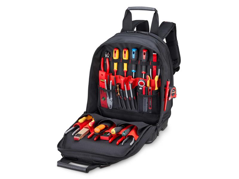 Hultafors Molded Base Tool Backpack 42 Pockets And Tool Holders HUL590120